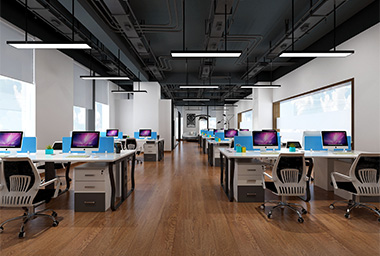 舟山办公大厦装修设计_案例效果图