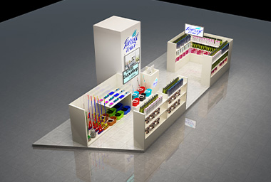 舟山商场档口店铺装修设计_案例效果图