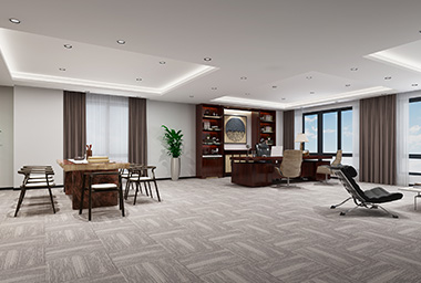 舟山档案管理公司办公室装修设计_案例效果图