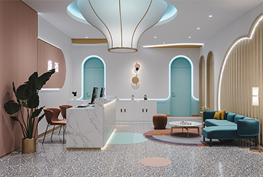 舟山少儿英语培训机构装修设计_案例效果图